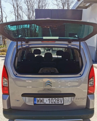 Citroen Berlingo cena 34900 przebieg: 205206, rok produkcji 2015 z Warszawa małe 704